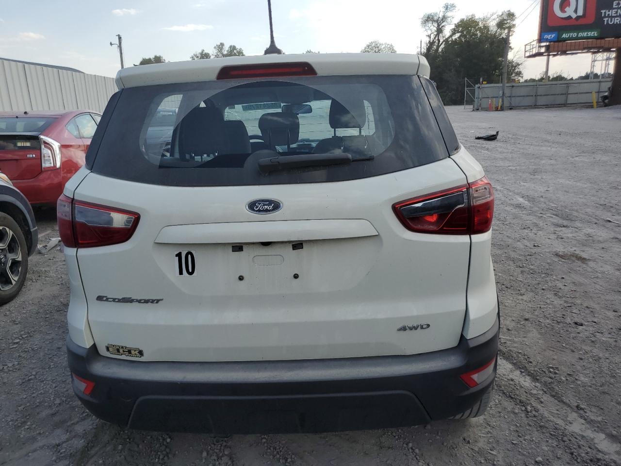 2022 Ford Ecosport S VIN: MAJ6S3FL5NC458863 Lot: 86241275
