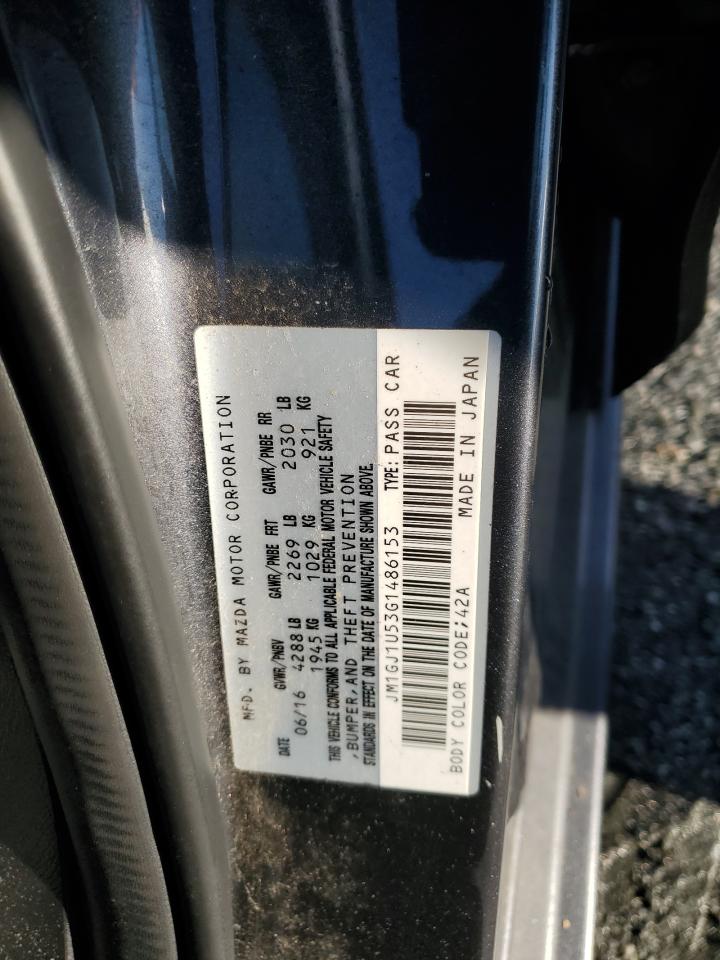 2016 Mazda 6 Sport VIN: JM1GJ1U53G1486153 Lot: 70626085