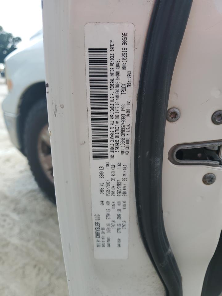 2009 Dodge Ram 1500 VIN: 1D3HB13P89S740903 Lot: 81712645