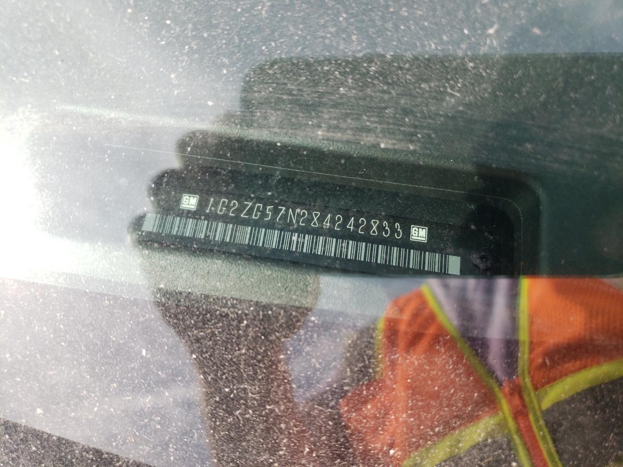 2008 Pontiac G6 Base VIN: 1G2ZG57N284242833 Lot: 87239935