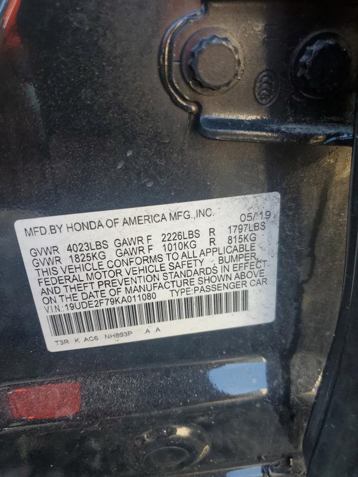 2019 Acura Ilx Premium VIN: 19UDE2F79KA011080 Lot: 85491835