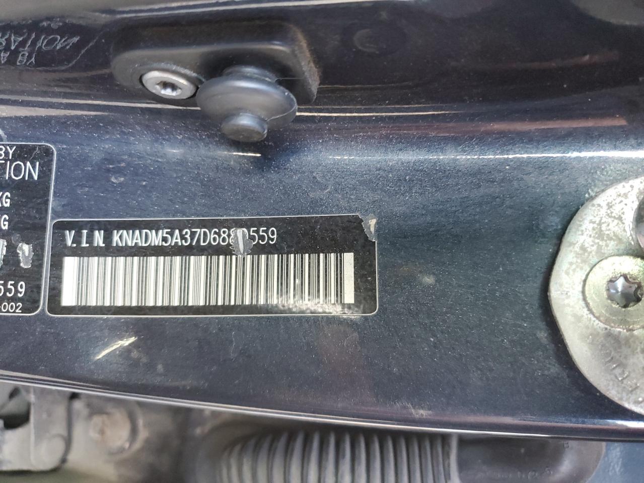 2013 Kia Rio Lx VIN: KNADM5A37D6880559 Lot: 85102655