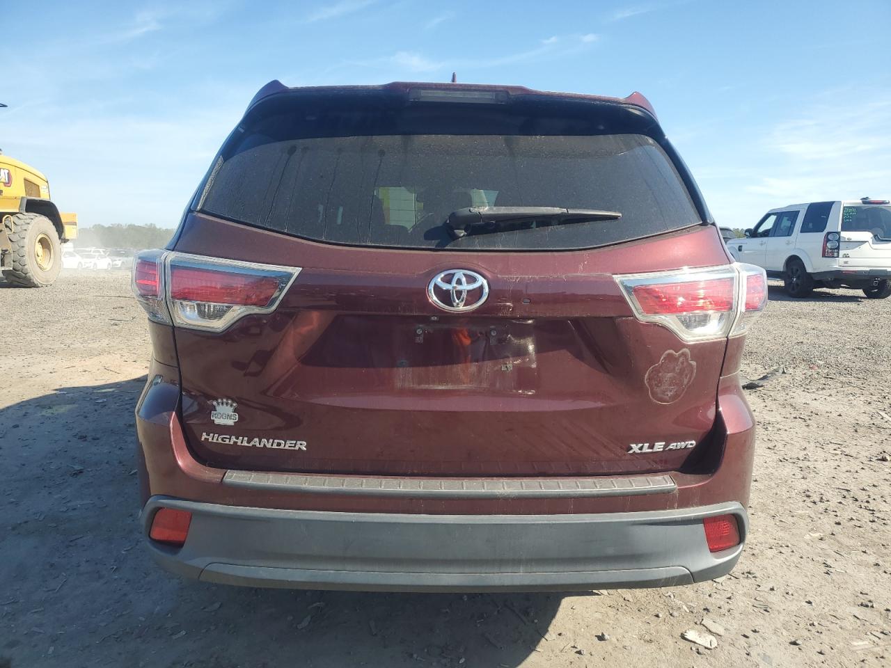 2015 Toyota Highlander Xle VIN: 5TDJKRFH2FS134899 Lot: 84730595