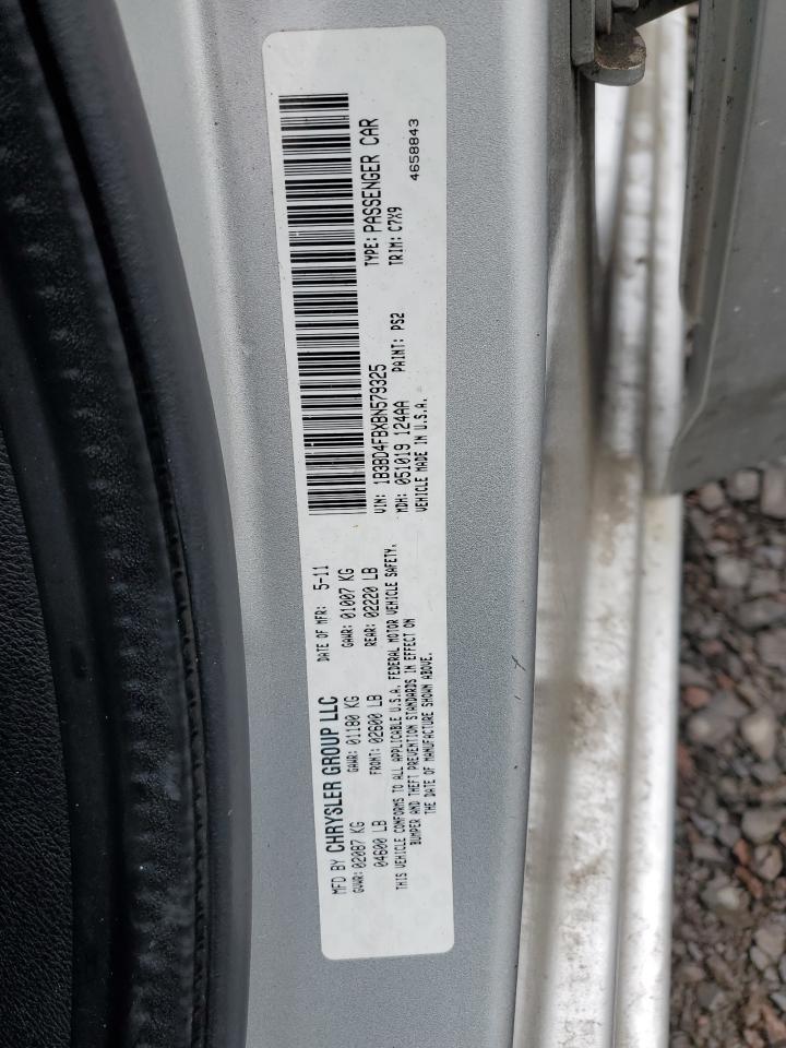 2011 Dodge Avenger Express VIN: 1B3BD4FBXBN579325 Lot: 84595305