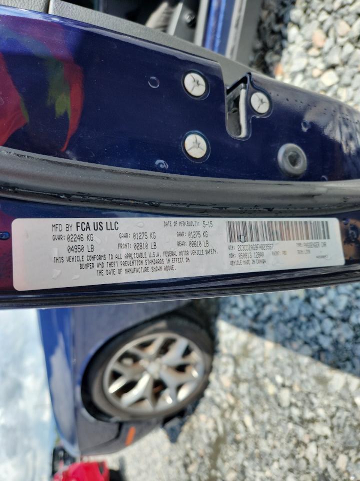 2015 Dodge Challenger Sxt VIN: 2C3CDZAG9FH823567 Lot: 85123785