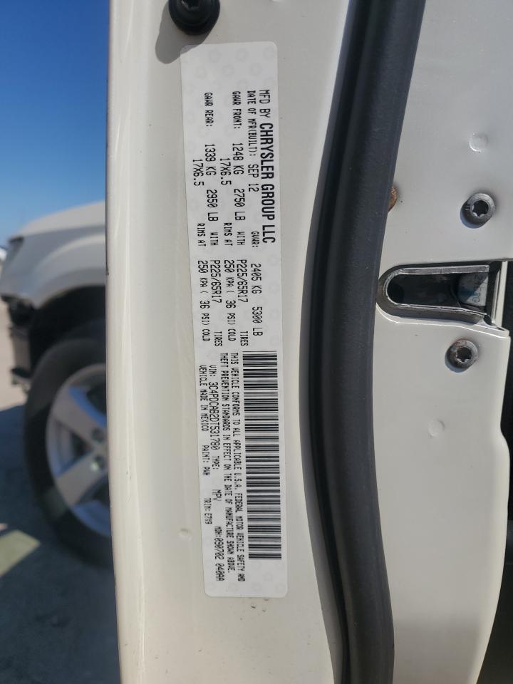 2013 Dodge Journey Se VIN: 3C4PDCAB2DT531780 Lot: 82429355