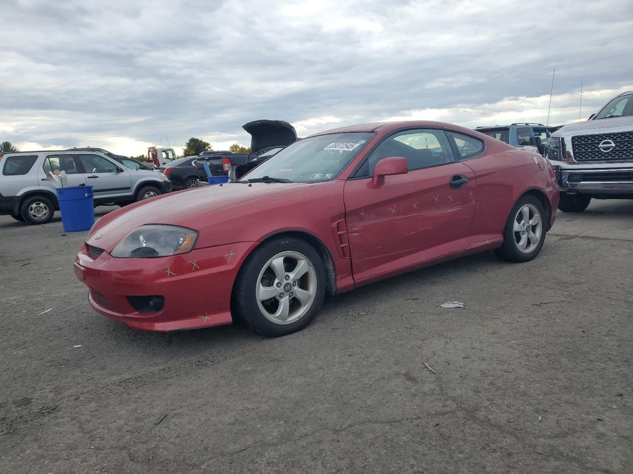 HYUNDAI TIBURON 2006. Lot# 85872545. VIN KMHHM65D86U203902. Photo 1