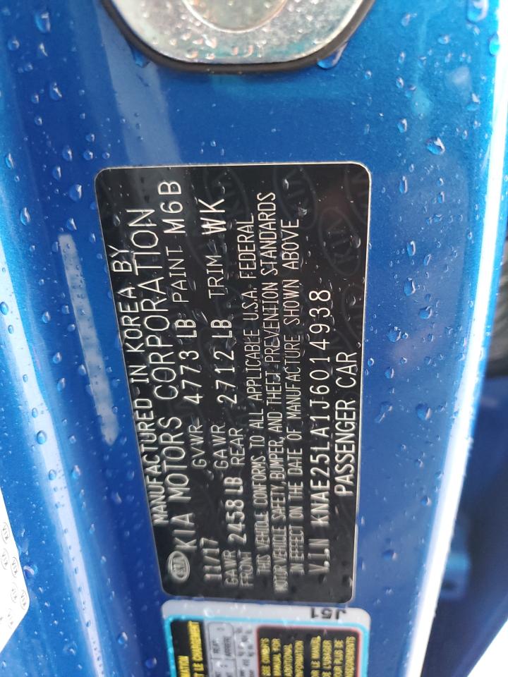 2018 Kia Stinger Premium VIN: KNAE25LA1J6014938 Lot: 86449535