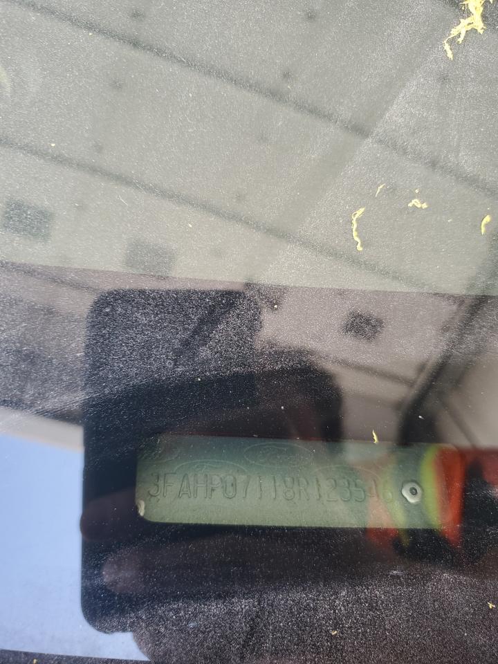 2008 Ford Fusion Se VIN: 3FAHP07118R123546 Lot: 82326045