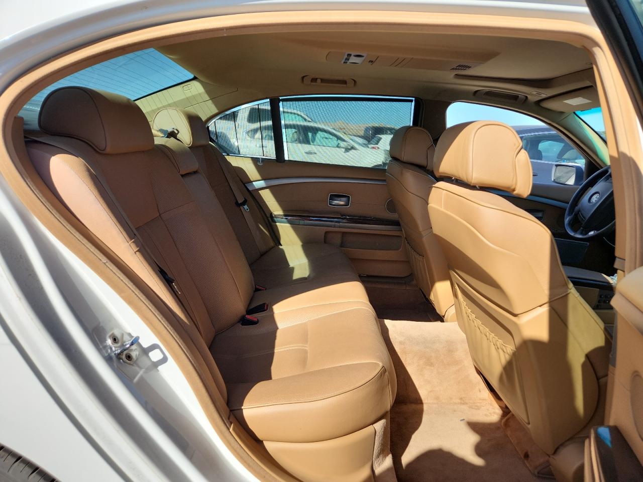 2007 BMW 750 VIN: WBAHN83557DT69589 Lot: 86040375
