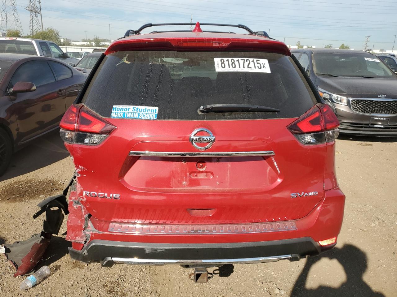 2017 Nissan Rogue Sv VIN: 5N1AT2MV8HC802914 Lot: 81817215