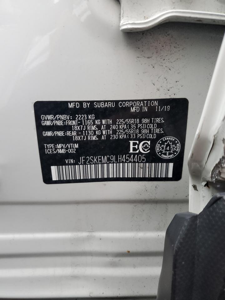 2020 Subaru Forester Sport VIN: JF2SKEMC9LH454405 Lot: 89837955