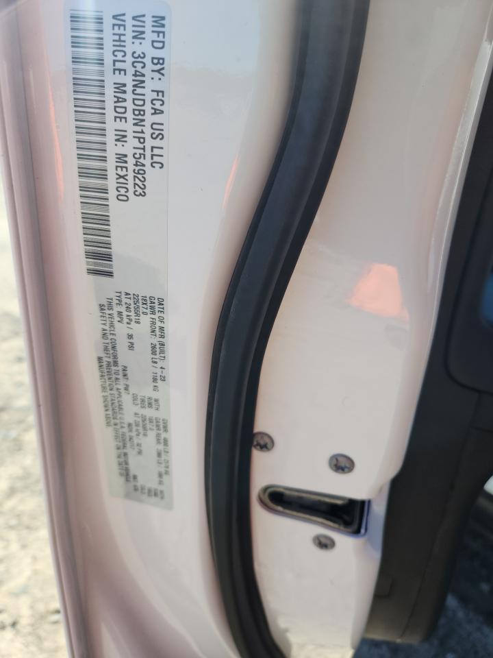 2023 Jeep Compass Latitude VIN: 3C4NJDBN1PT549223 Lot: 87299205