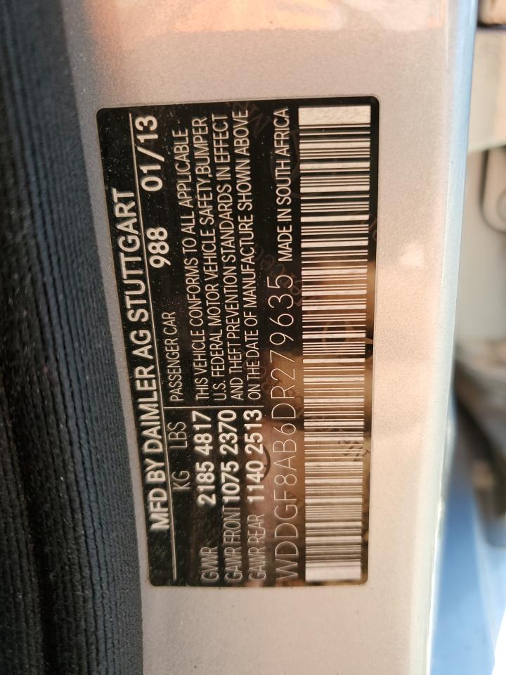 2013 Mercedes-Benz C 300 4Matic VIN: WDDGF8AB6DR279635 Lot: 86174175