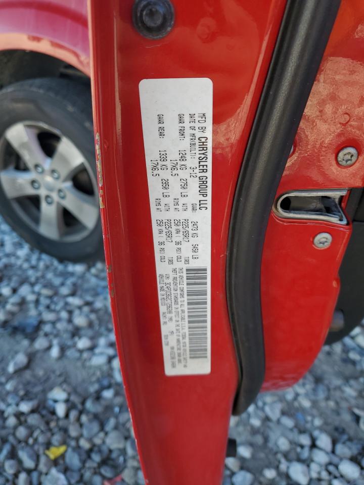 2012 Dodge Journey Sxt VIN: 3C4PDCBG2CT296208 Lot: 89926785