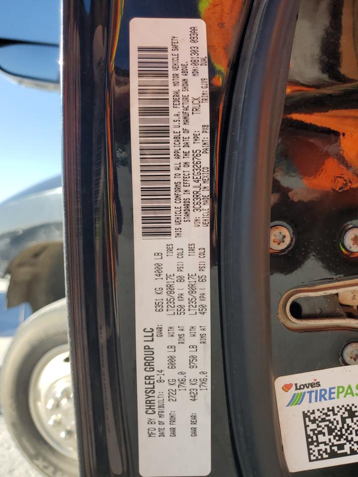 2014 Ram 3500 Laramie VIN: 3C63RRJL4EG326765 Lot: 87477655