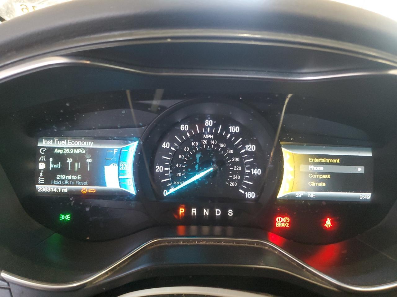 2014 Ford Fusion Titanium VIN: 3FA6P0K95ER277421 Lot: 86654175