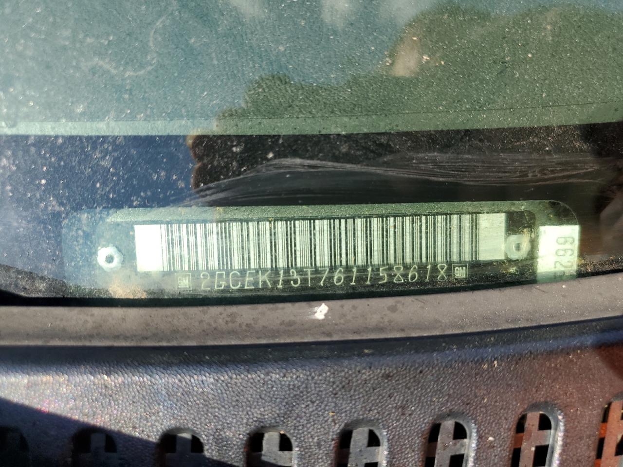 2006 Chevrolet Silverado K1500 VIN: 2GCEK13T761158618 Lot: 84884295