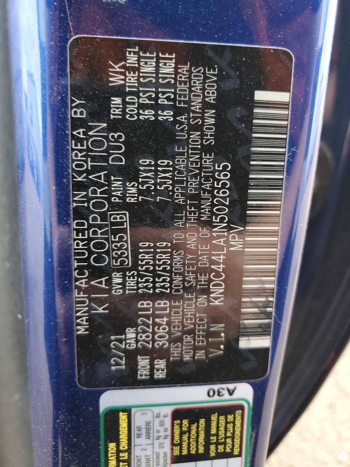 2022 Kia Ev6 Gt Line VIN: KNDC44LA1N5026565 Lot: 85940135