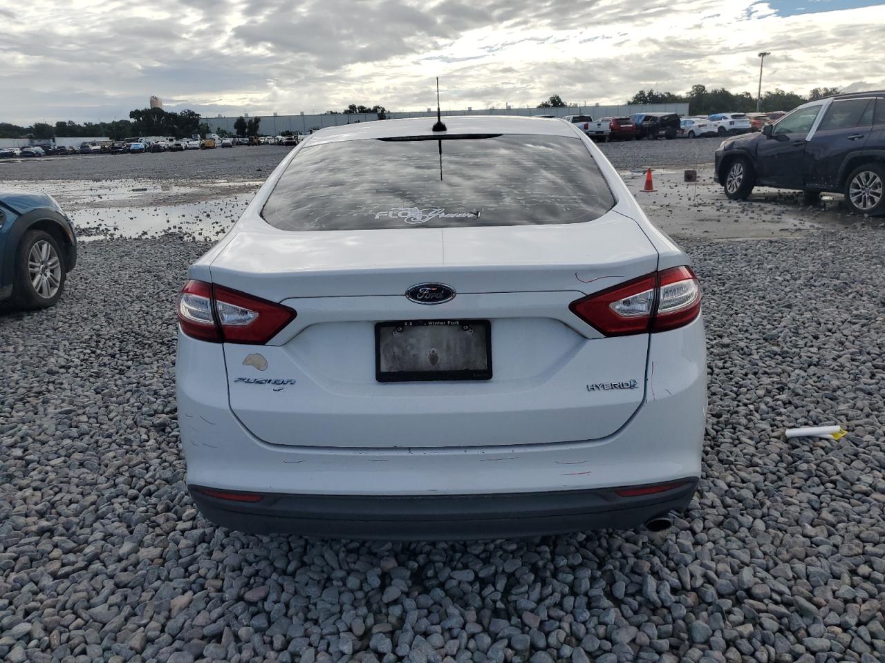 2016 Ford Fusion S Hybrid VIN: 3FA6P0UU8GR337602 Lot: 85675715