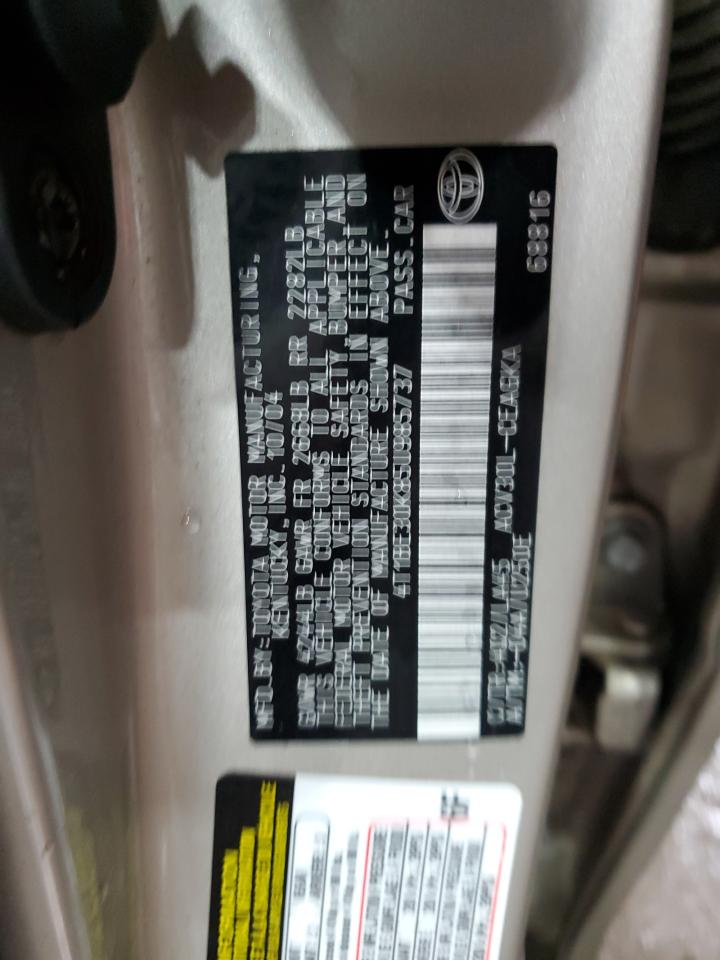 2005 Toyota Camry Le VIN: 4T1BE30K85U985737 Lot: 82139655