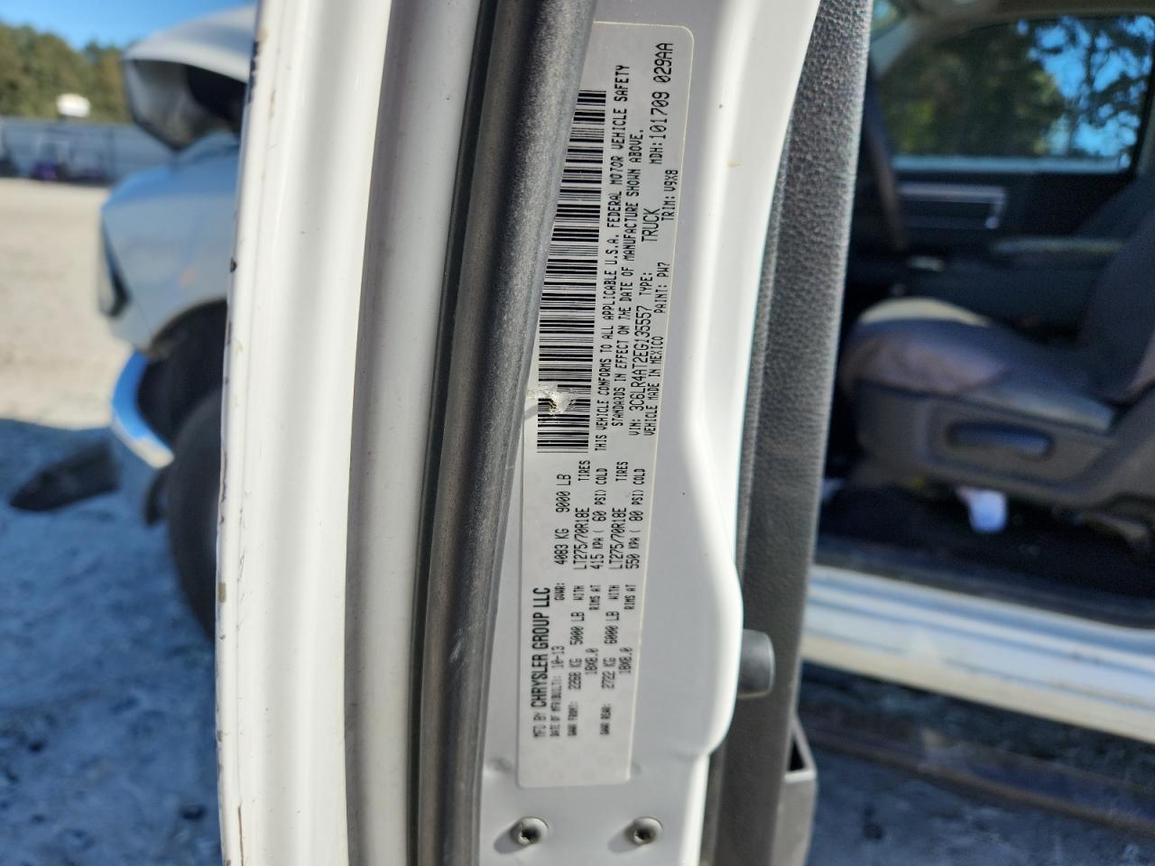 2014 Ram 2500 St VIN: 3C6LR4AT2EG135557 Lot: 86440075