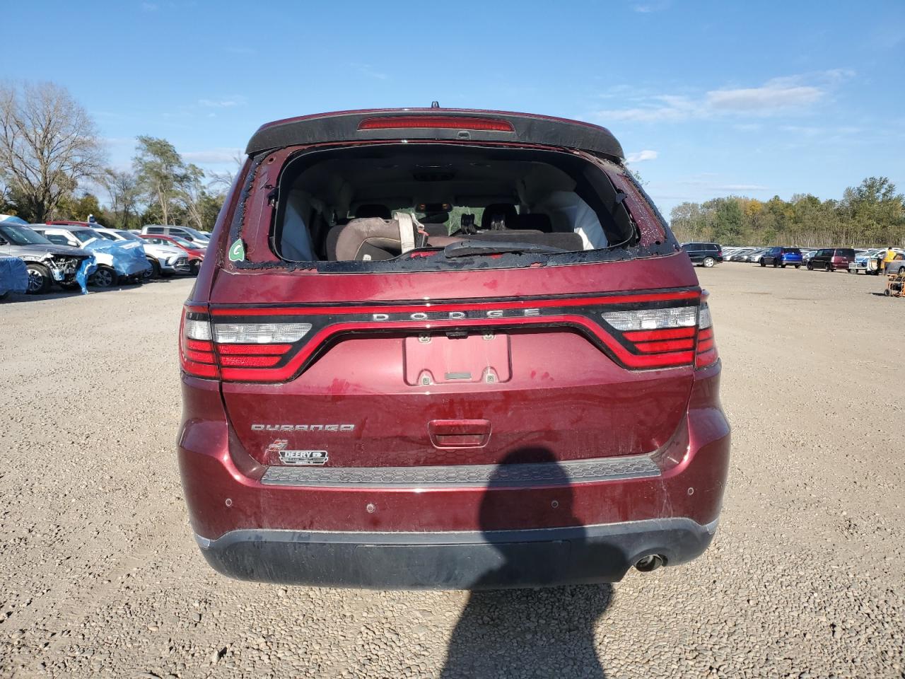 2022 Dodge Durango Sxt VIN: 1C4RDJAG6NC187635 Lot: 82687965