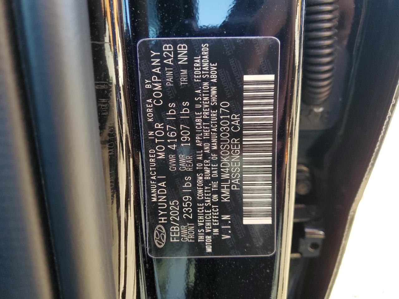 2025 Hyundai Elantra N VIN: KMHLW4DK0SU030170 Lot: 85723505