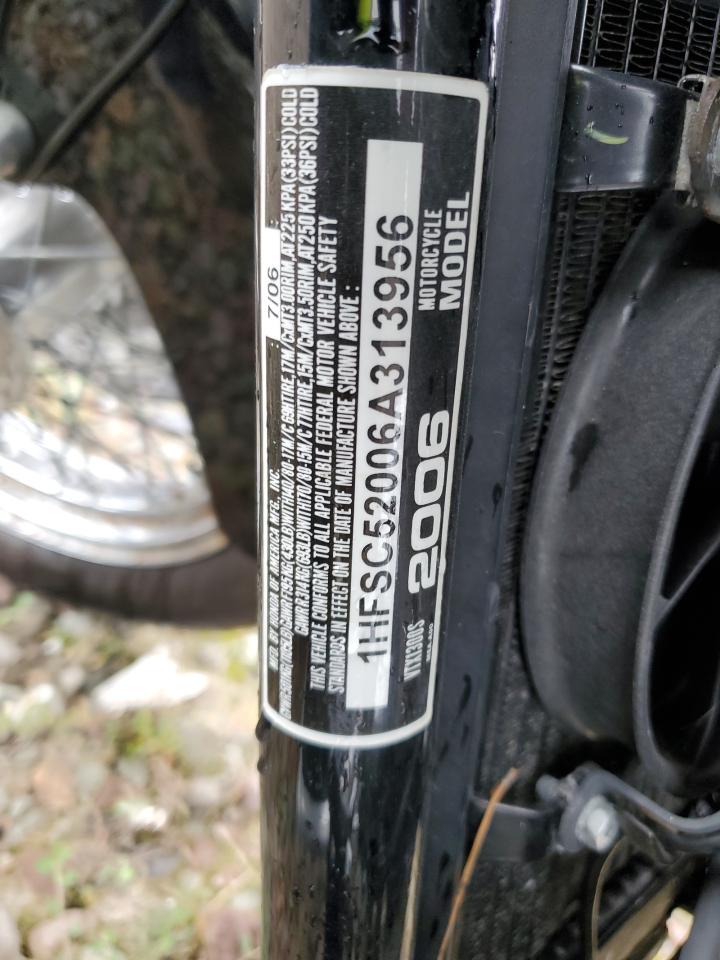 2006 Honda Vt1300 S VIN: 1HFSC52006A313956 Lot: 84951765