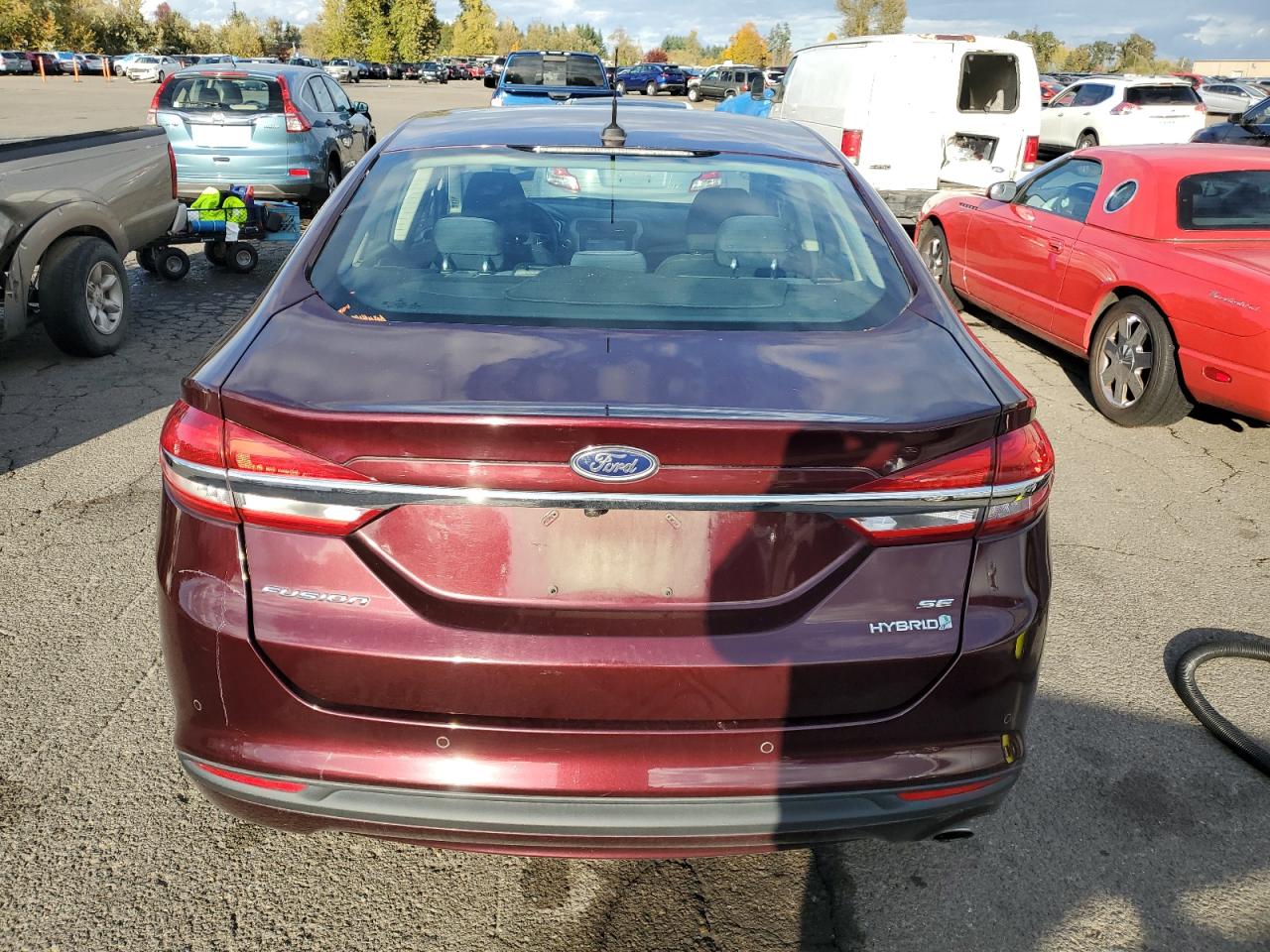 2018 Ford Fusion Se Hybrid VIN: 3FA6P0LU0JR205278 Lot: 87127335