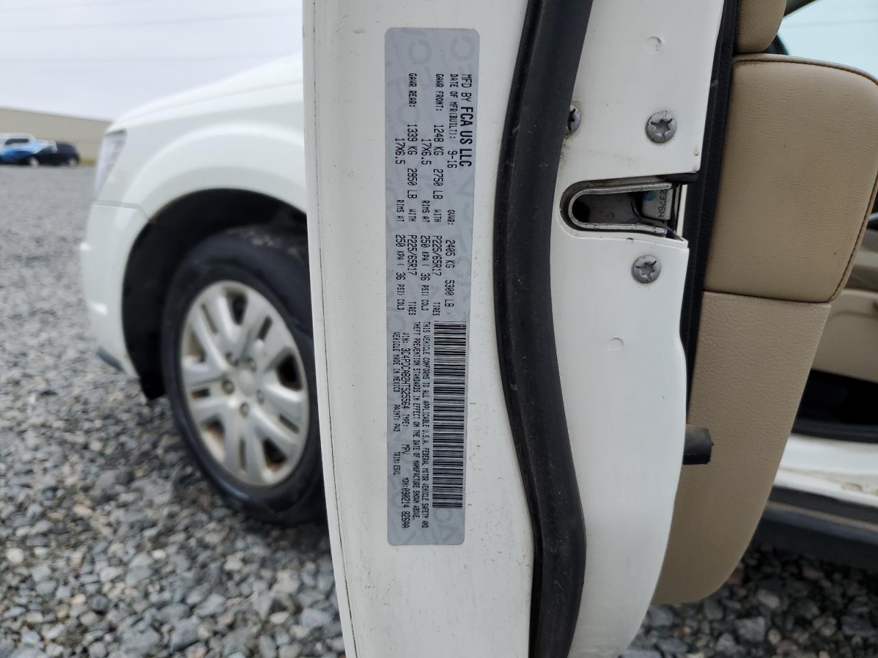 2017 Dodge Journey Se VIN: 3C4PDCAB2HT525564 Lot: 85176985