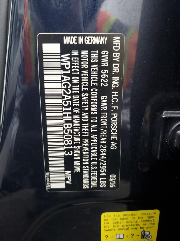 2017 Porsche Macan Gts VIN: WP1AG2A51HLB50813 Lot: 82338815