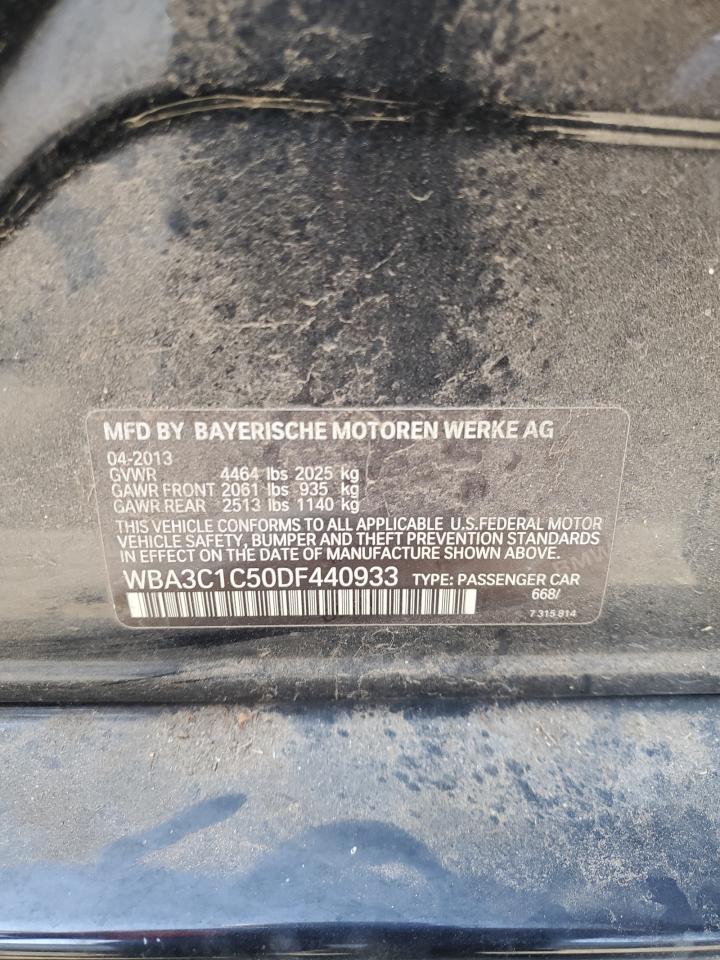 2013 BMW 328 I Sulev VIN: WBA3C1C50DF440933 Lot: 82179425