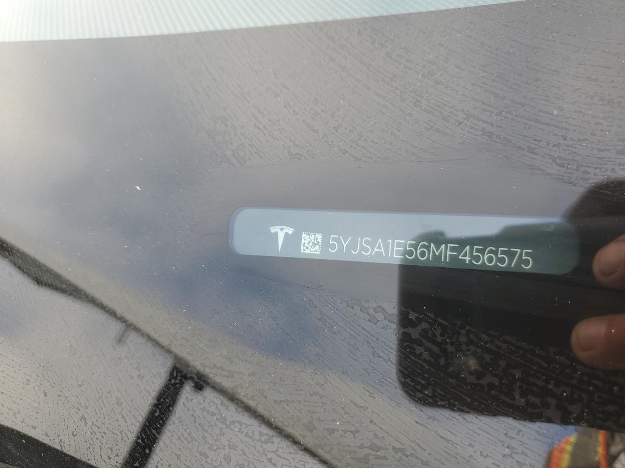 2021 Tesla Model S VIN: 5YJSA1E56MF456575 Lot: 89866485
