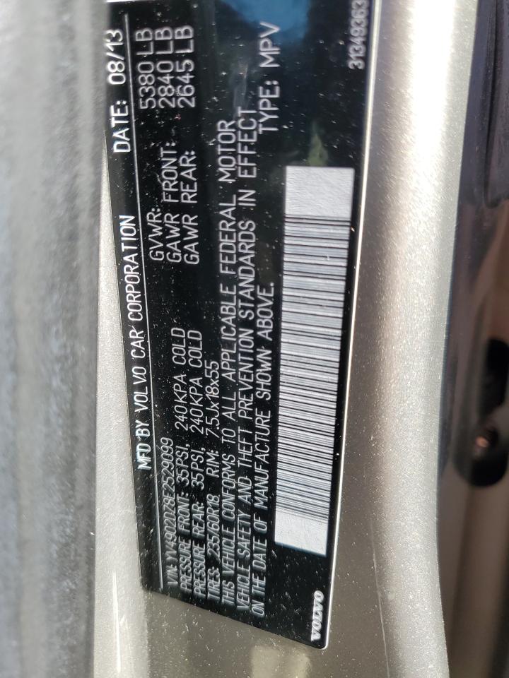 2014 Volvo Xc60 T6 VIN: YV4902DZ8E2529099 Lot: 86280805