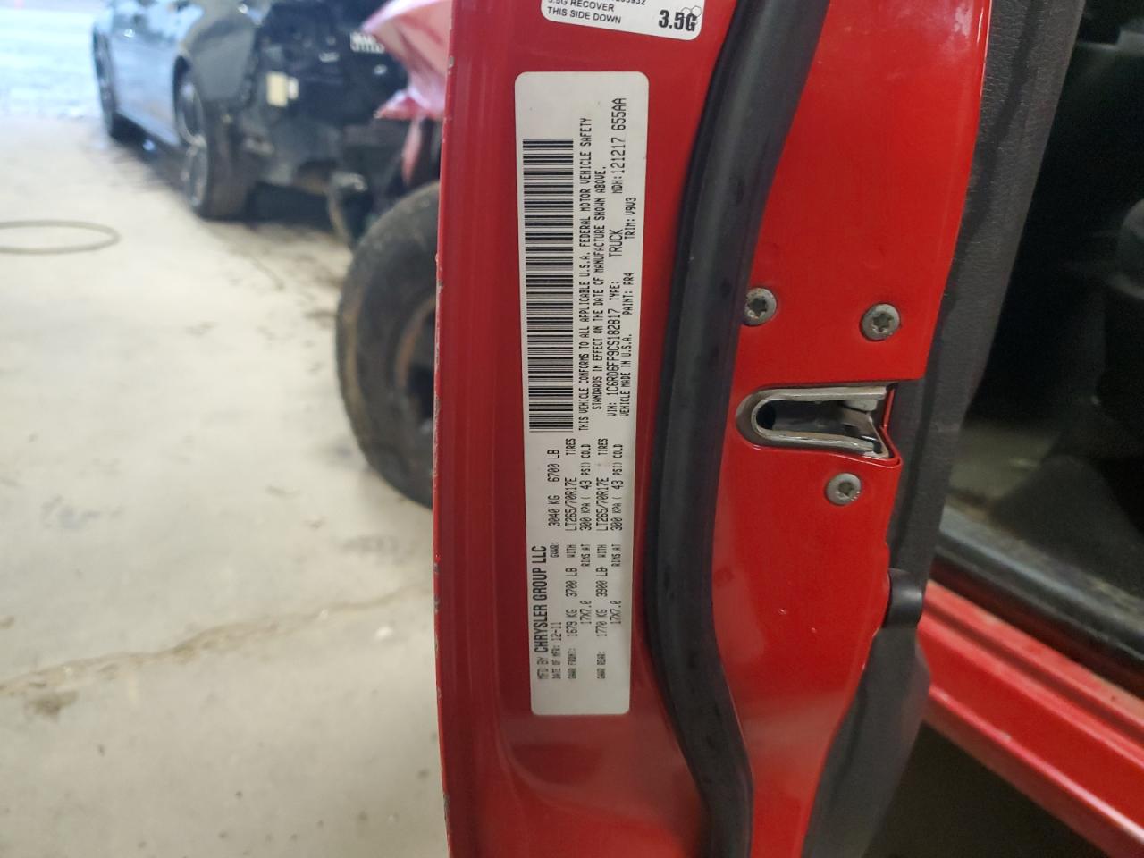 2012 Dodge Ram 1500 St VIN: 1C6RD6FP9CS182817 Lot: 90299165