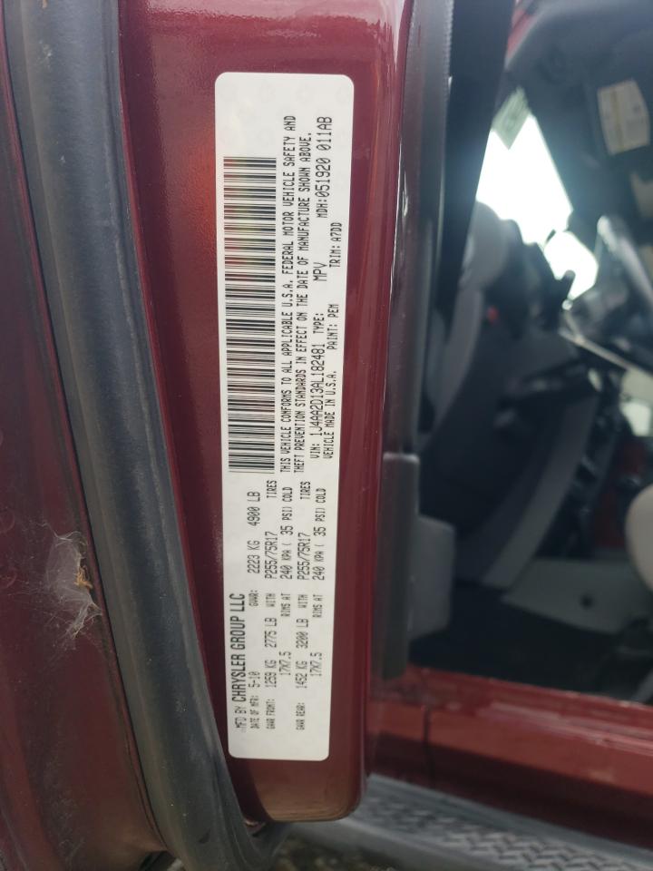 2010 Jeep Wrangler Sport VIN: 1J4AA2D13AL182481 Lot: 89712835