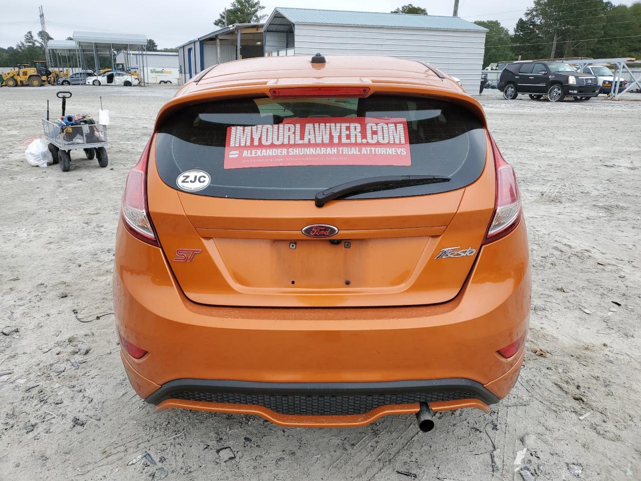 2019 Ford Fiesta St VIN: 3FADP4GX5KM129476 Lot: 82303805