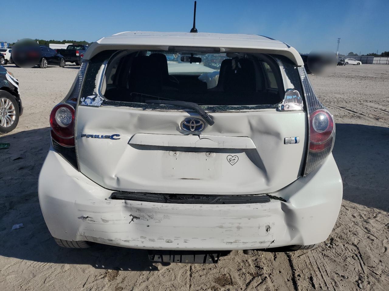 2012 Toyota Prius C VIN: JTDKDTB37C1021285 Lot: 85923235