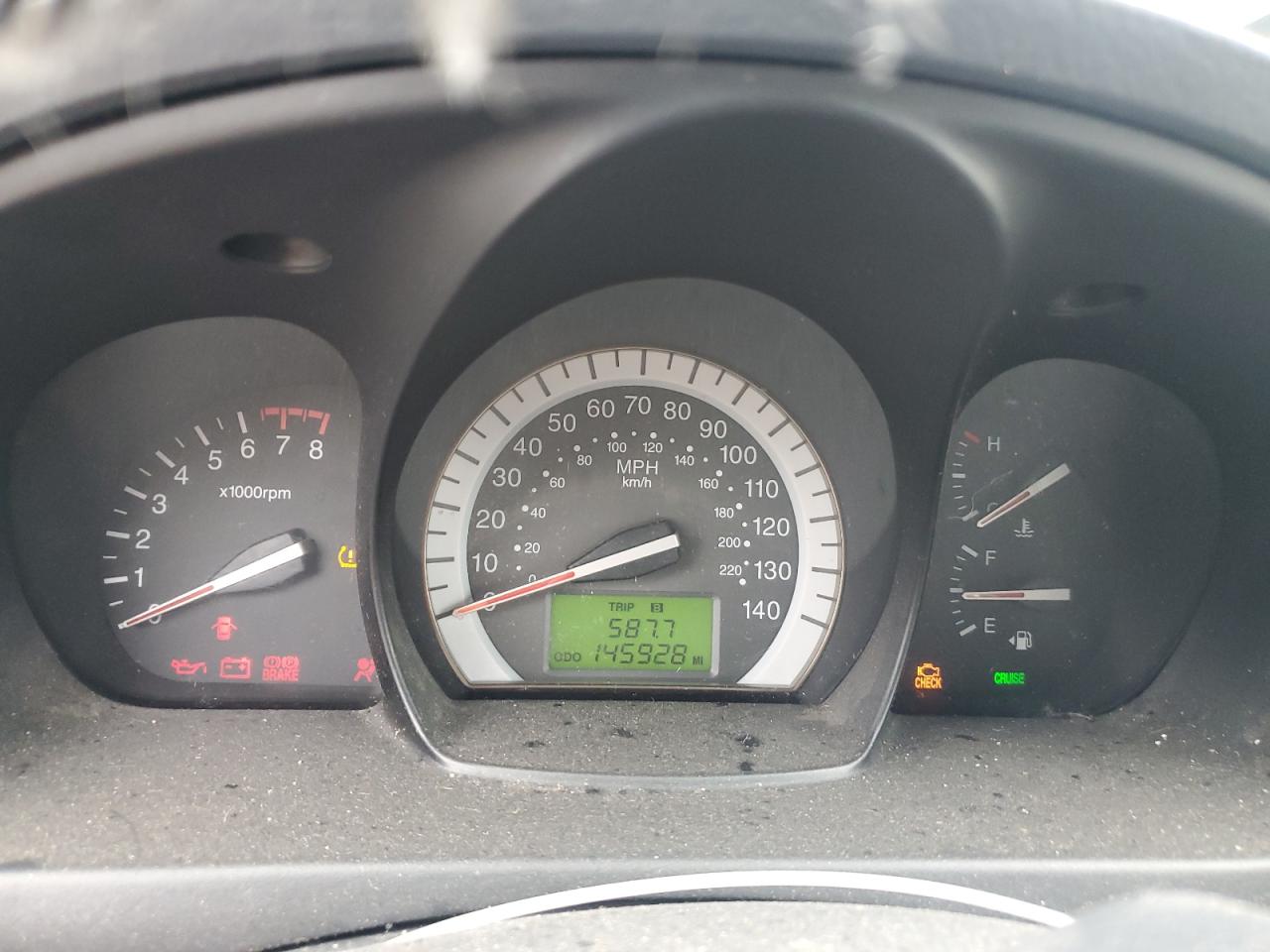 2007 Kia Spectra Ex VIN: KNAFE121775486288 Lot: 90274585