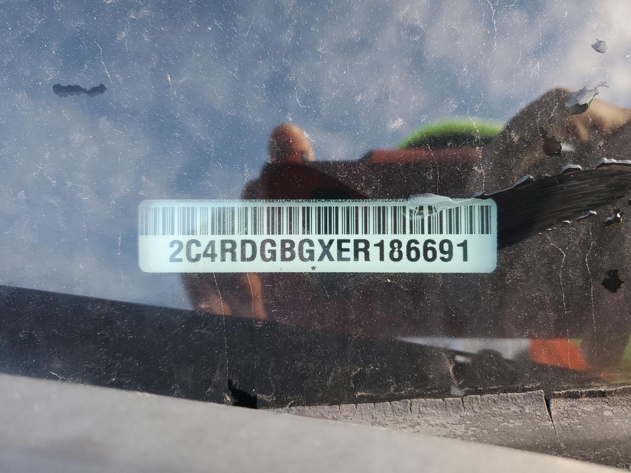 2014 Dodge Grand Caravan Se VIN: 2C4RDGBGXER186691 Lot: 89883275