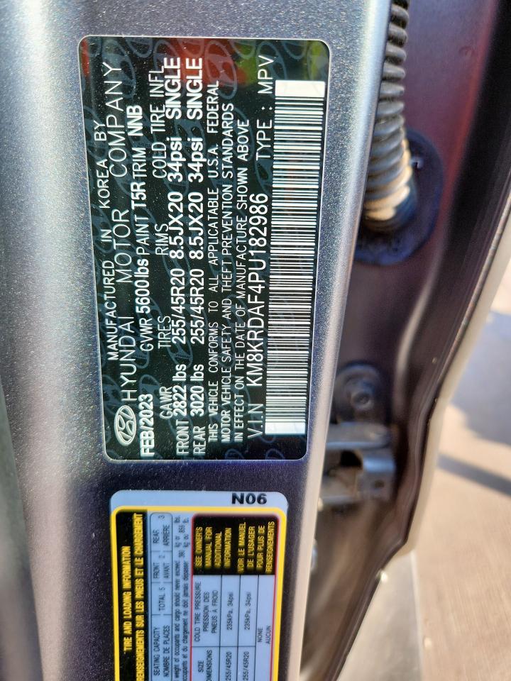 2023 Hyundai Ioniq 5 Limited VIN: KM8KRDAF4PU182986 Lot: 86528185