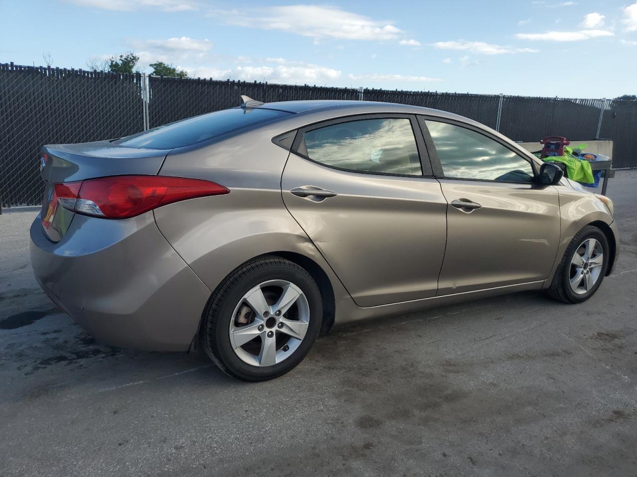 2013 Hyundai Elantra Gls grey sedan gas 5NPDH4AEXDH333309 photo #4