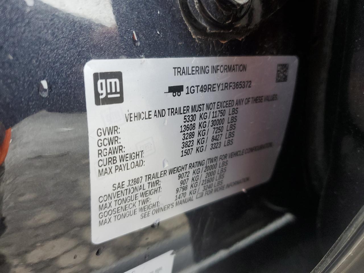 2024 GMC Sierra K2500 Denali VIN: 1GT49REY1RF365372 Lot: 90733975