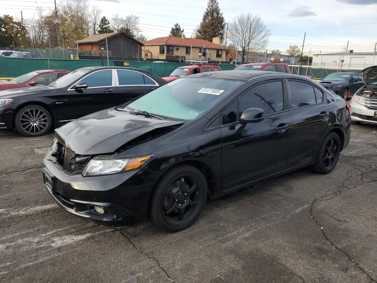 HONDA CIVIC 2012. Lot# 91121935. VIN 2HGFB6E55CH704644. Photo 1