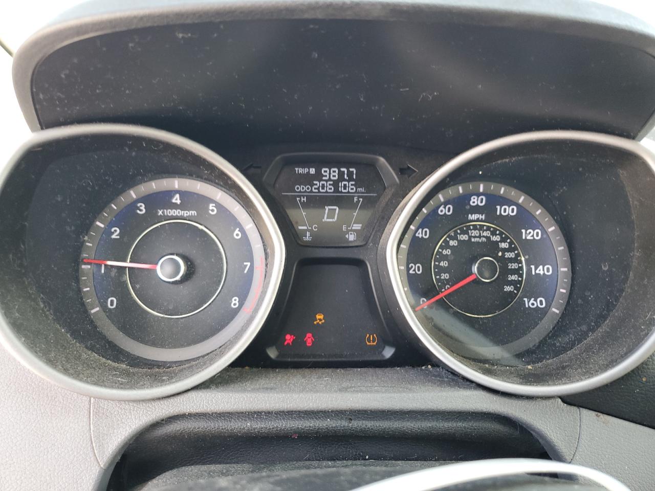 2013 Hyundai Elantra Gls VIN: KMHDH4AE1DU545369 Lot: 84966905