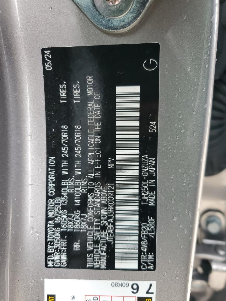 2024 Toyota Land Cruiser Base VIN: JTEABFAJ3RK009121 Lot: 85013135