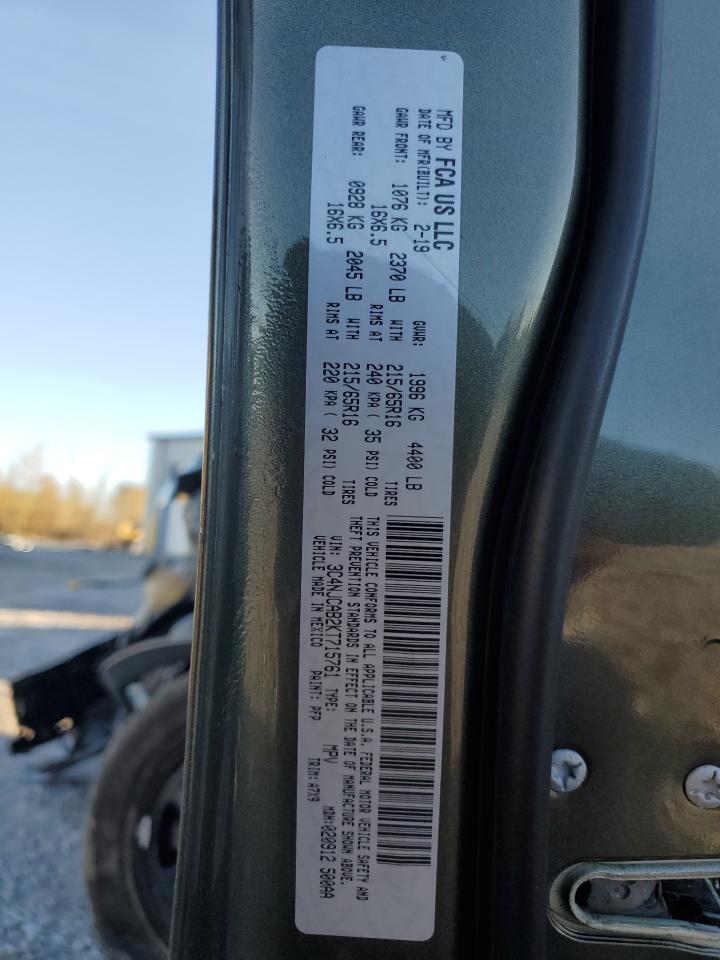 2019 Jeep Compass Sport VIN: 3C4NJCAB2KT715761 Lot: 82217195