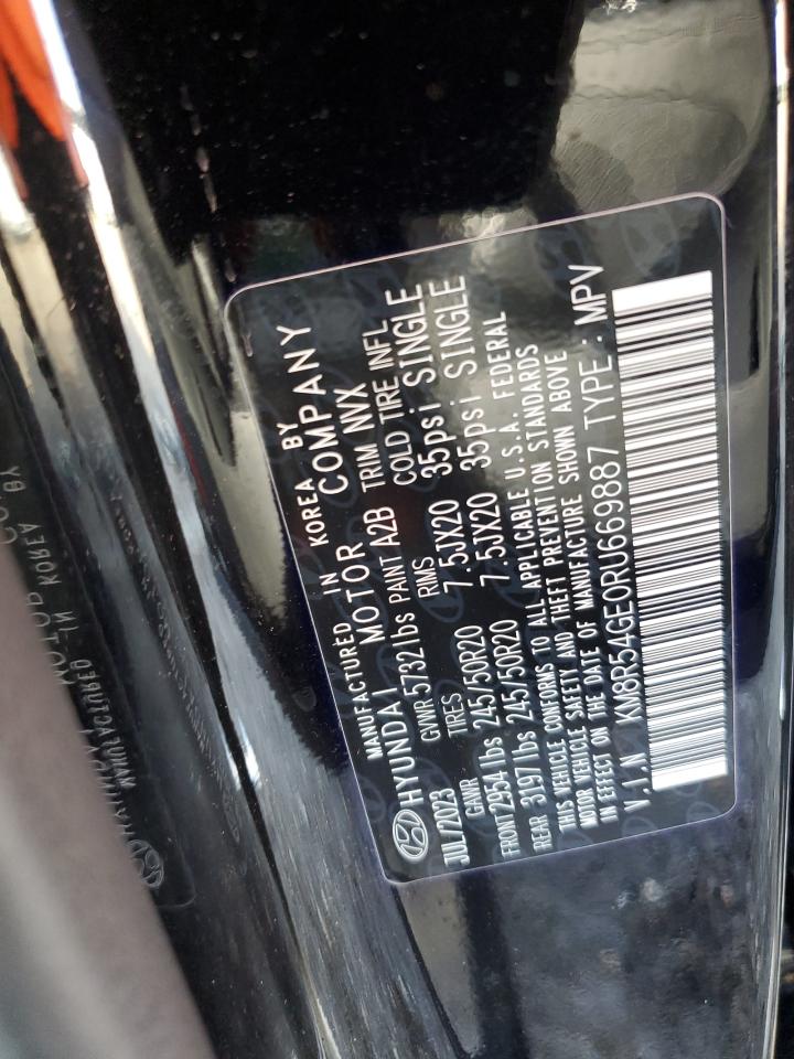 2024 Hyundai Palisade Limited VIN: KM8R54GE0RU669887 Lot: 82192565