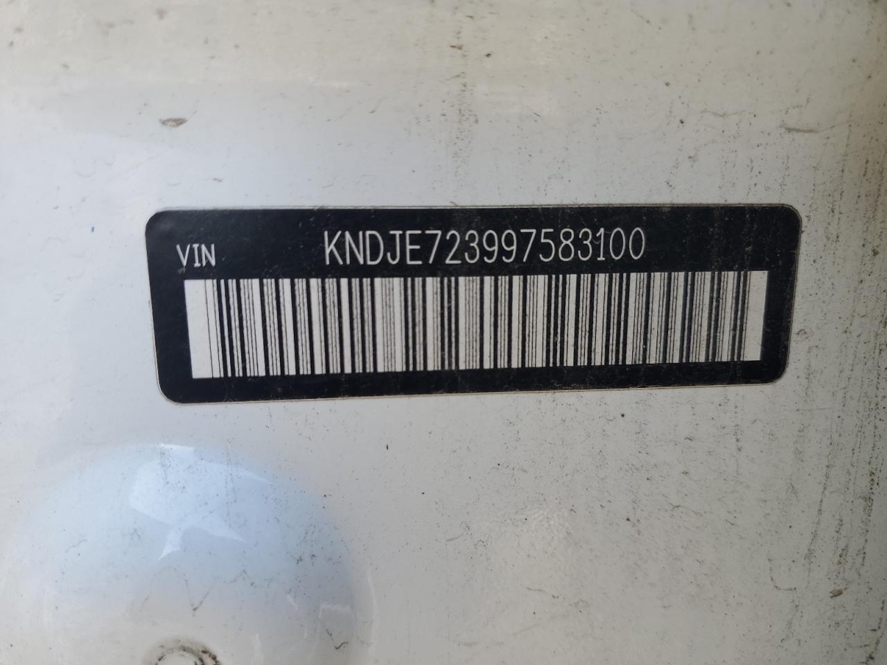 2009 Kia Sportage Lx VIN: KNDJE723997583100 Lot: 90103905